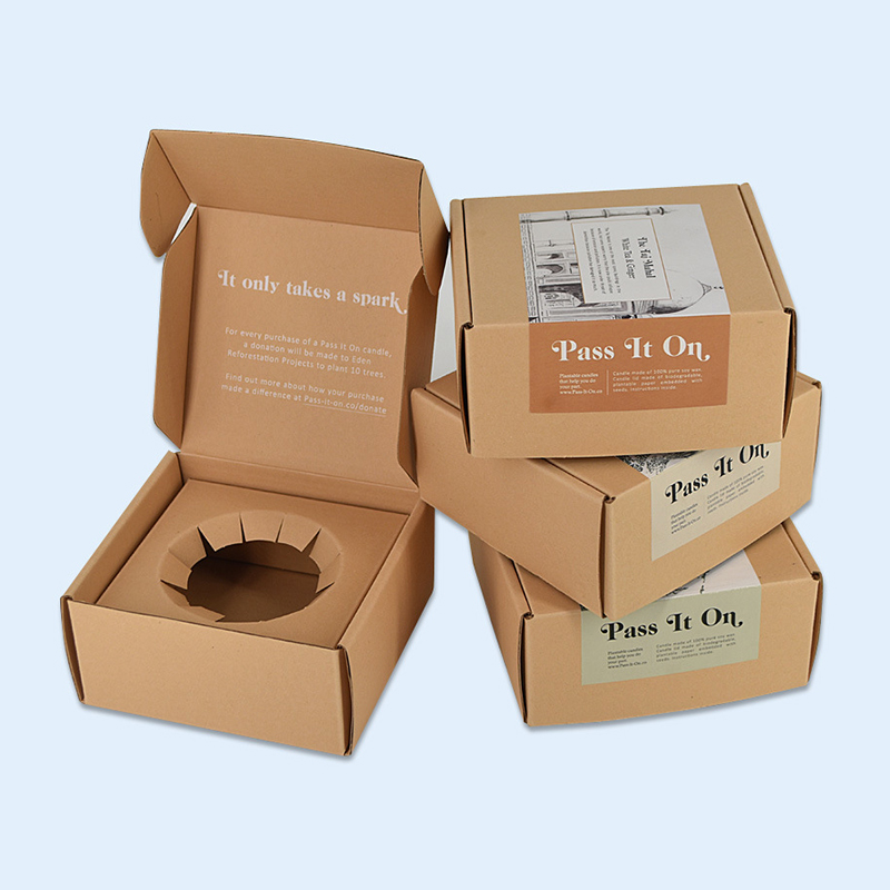Custom Pillar Candle boxes