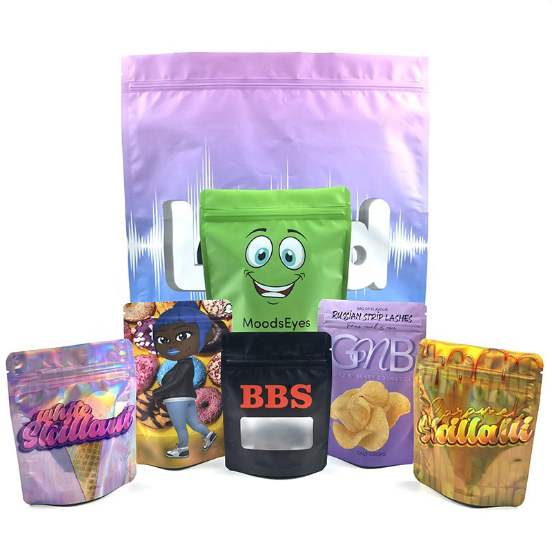 Custom Die Cut Mylar Bags
