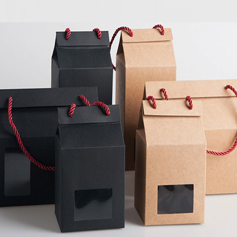 Custom Kraft Handle Boxes