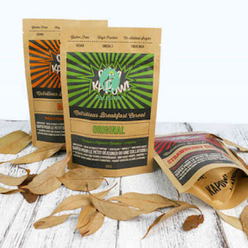 Custom Kraft Stand Up Pouches