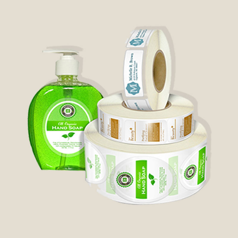 Liquid Soap Paper Labels